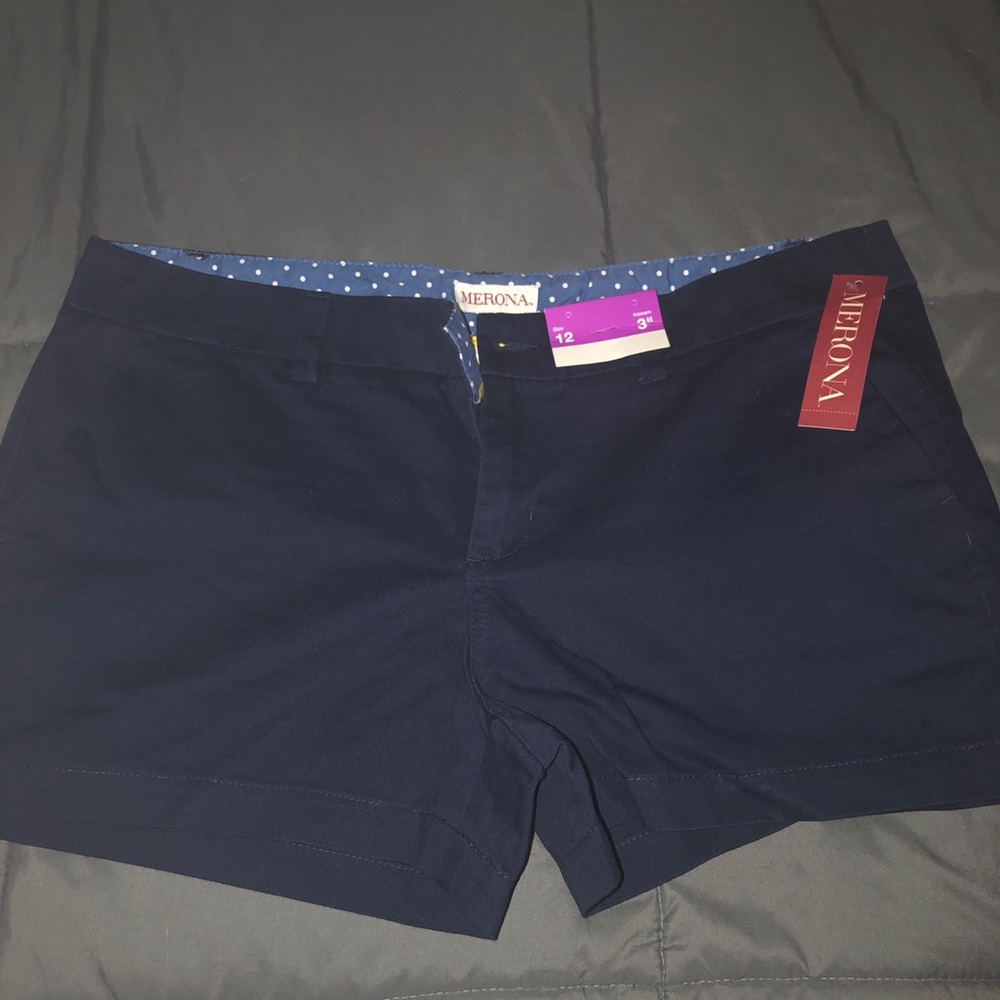 Navy shorts 3”